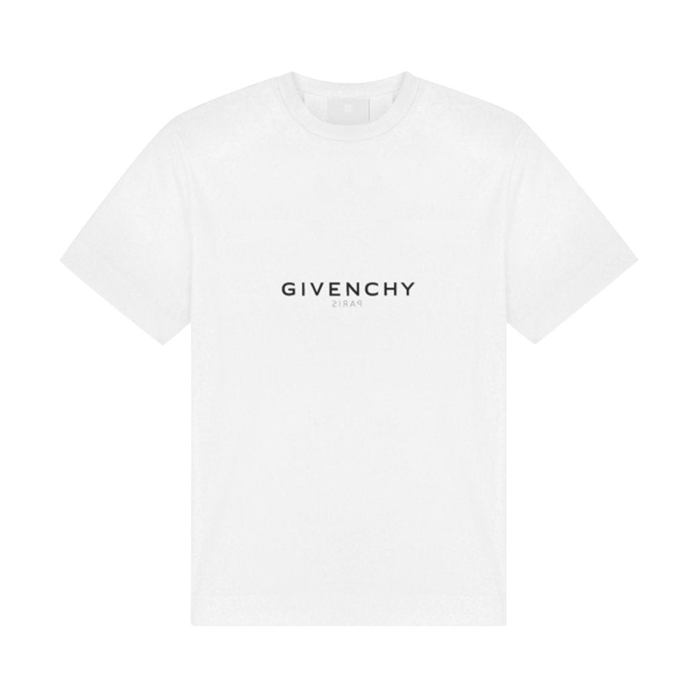 Givenchy Reverse T-Shirt White Oversized Fit | Hype Vault Kuala Lumpur | Asia's Top Trusted High-End Sneakers and Streetwear Store | Guaranteed 100% authentic