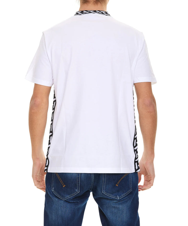 Versace T-Shirt Tessuto Jersey Cotone Con Stampa E Smacchinati | Hype Vault Kuala Lumpur