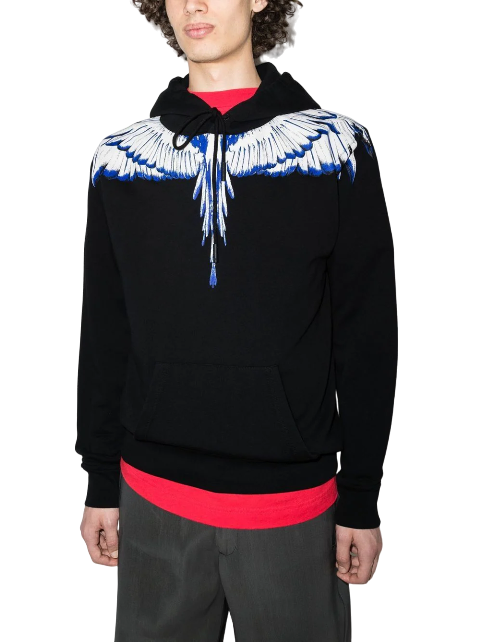 Marcelo Burlon Icon Wings Regular Hoodie Black White | Hype Vault Kuala Lumpur 