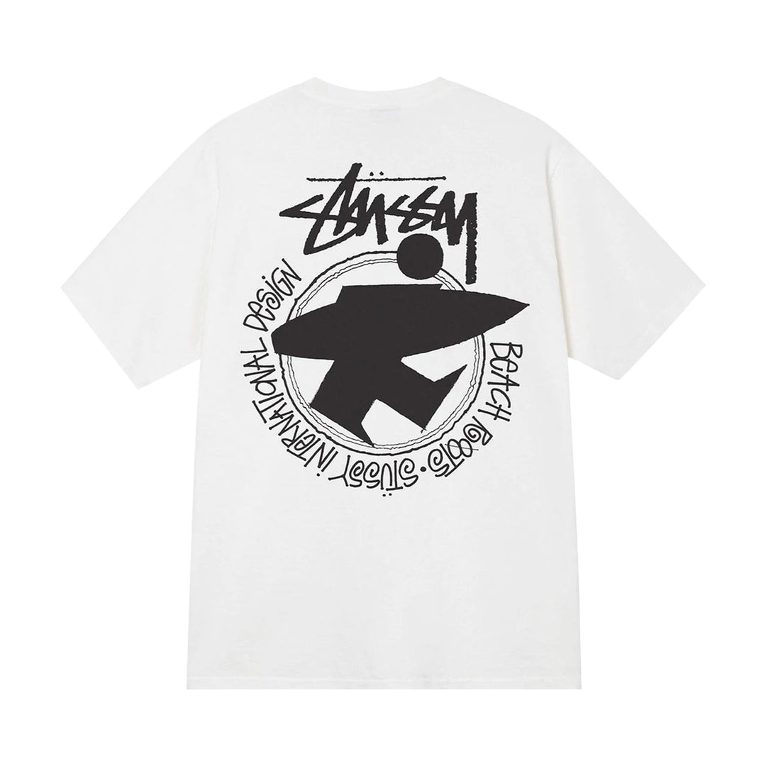 Stussy Beach Roots Pig Dyed Tee White (SS22) | Hype Vault