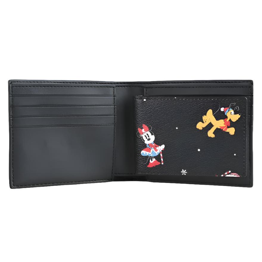 Disney X Coach Men's 3 In 1 Wallet With Holiday Print | Hype Vault