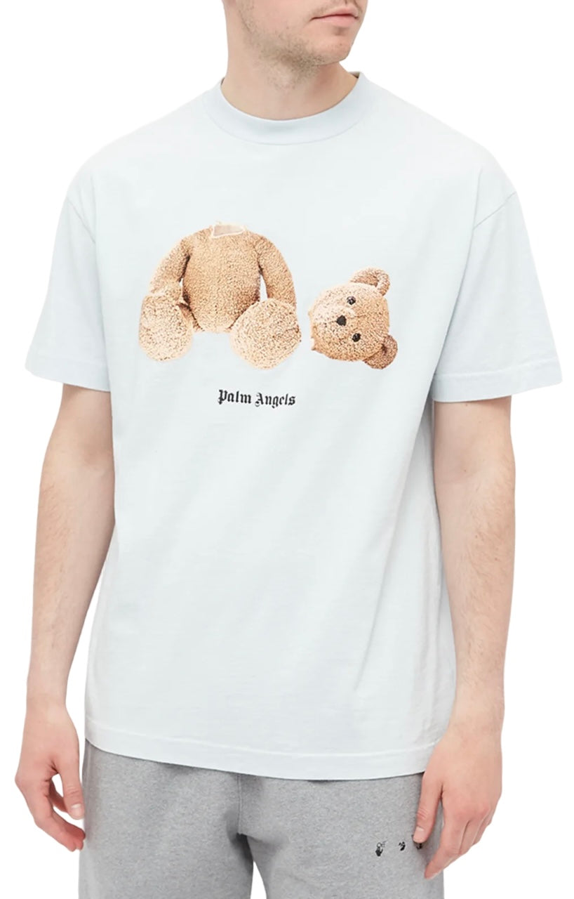 Palm Angels Kill The Bear T-Shirt Blue Brown | Hype Vault Kuala Lumpur 