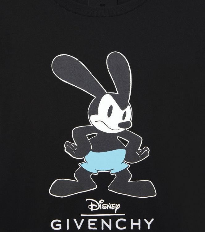 Givenchy x Disney Oswald The Lucky Rabbit Tee Black Slim Fit