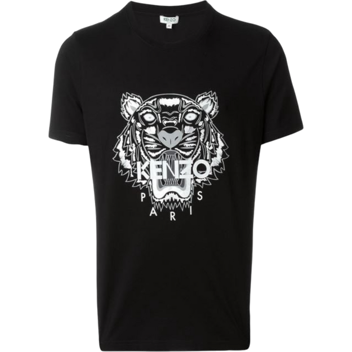 Kenzo Men's Classic Tiger Grey T-Shirt 'Black' - Hype Vault 