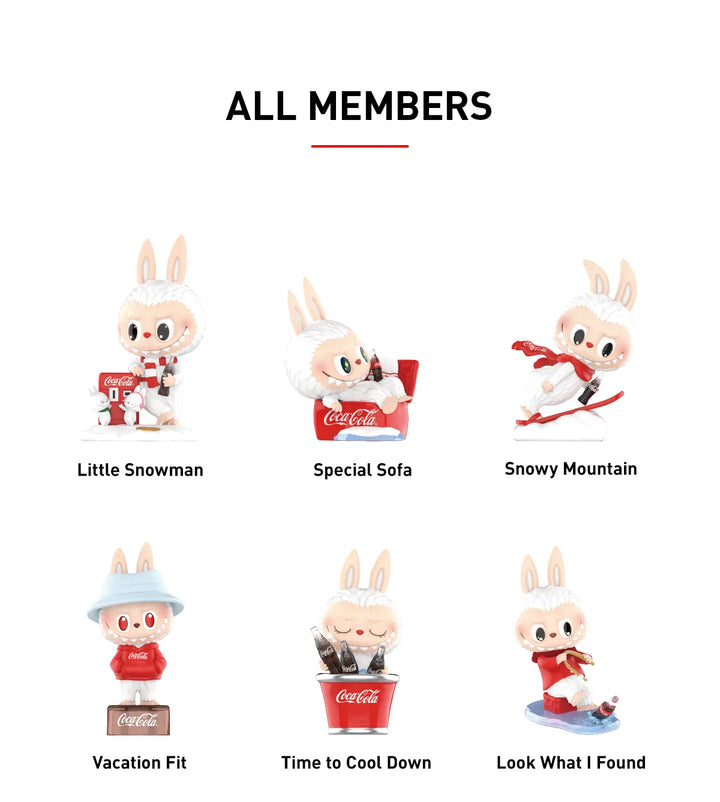 Pop Mart Labubu The Monsters Coca-Cola Series Figure Single Blind Box