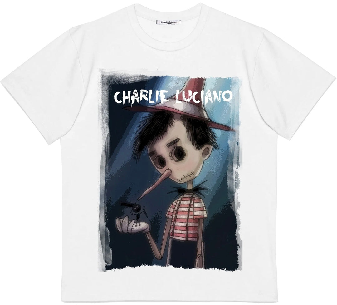 Charlie Luciano Pinocchio T-Shirt White | Hype Vault Kuala Lumpur