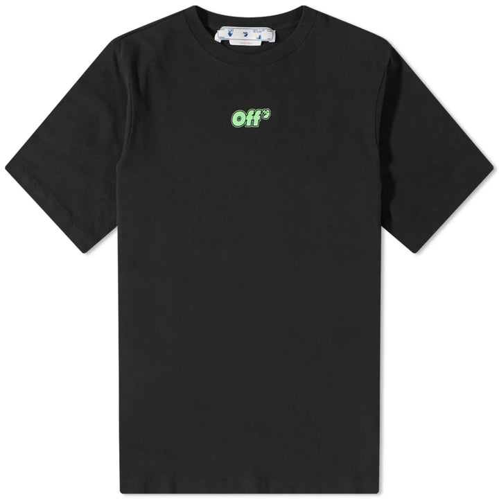 Off-White Rave Flyer Skate S/S T-Shirt Black Green | Hype Vault Kuala Lumpur