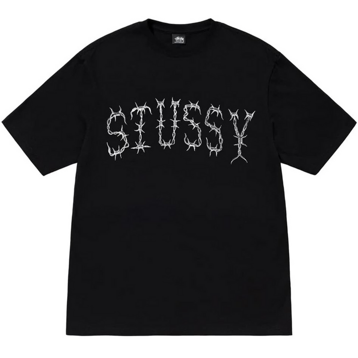 Stussy Barb Tee Black | Hype Vault Kuala Lumpur | Asia's Top Trusted High-End Sneakers and Streetwear Store