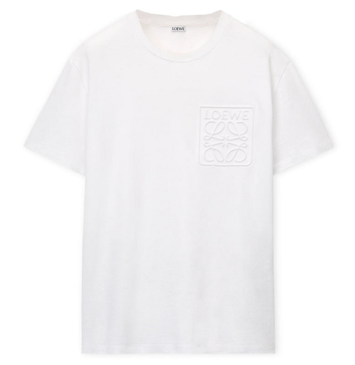 Loewe Debossed Anagram T-Shirt White