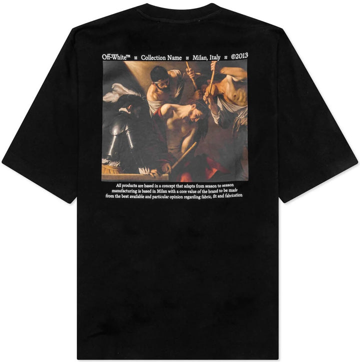 Off-White Caravaggio Crownin Skate S/S Black T-Shirt | Hype Vault Kuala Lumpur