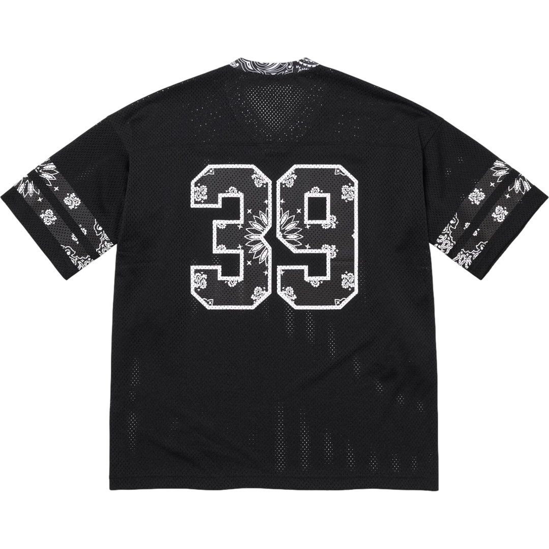 Supreme Bandana Football Jersey Black (SS25)