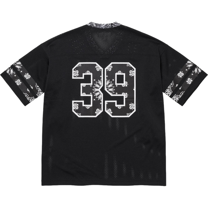 Supreme Bandana Football Jersey Black (SS25)