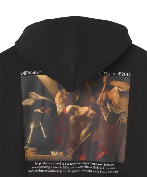 Off White Caravaggio Crowning Zip Skate Hoodie | Hype Vault Kuala Lumpur