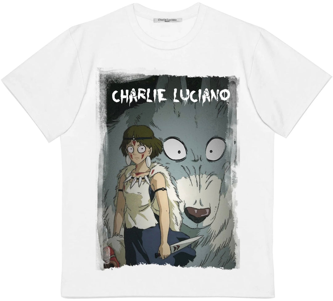 Charlie Luciano Princess Mononoke T-Shirt White | Hype Vault Kuala Lumpur