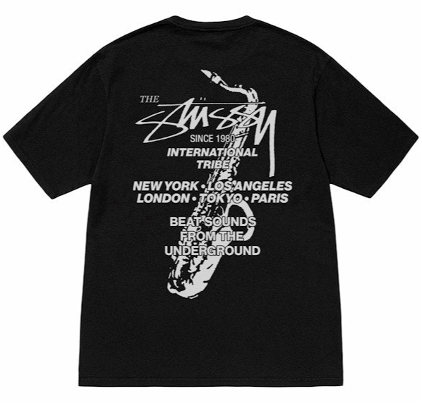 Stussy Beat Sounds Pigment Dyed Tee ‘Black’