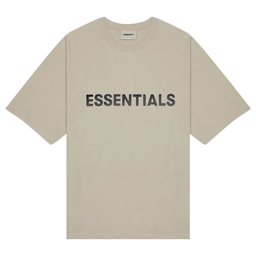 Fear of God Essentials Short-Sleeve Tee 'Tan' Front Logo (SS20) | Hype Vault