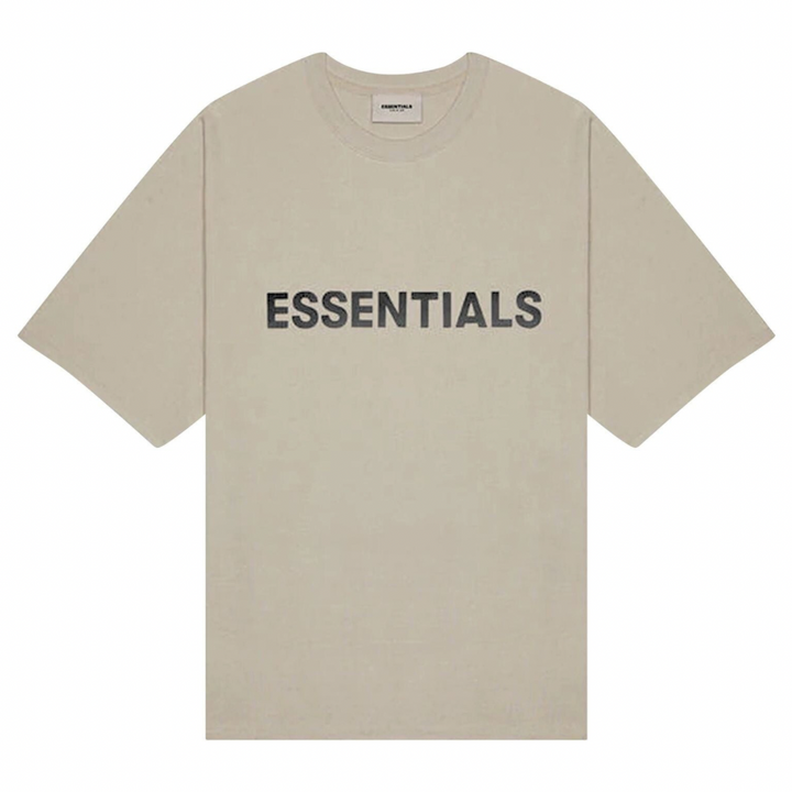 Fear of God Essentials Short-Sleeve Tee 'Tan' Front Logo (SS20) | Hype Vault