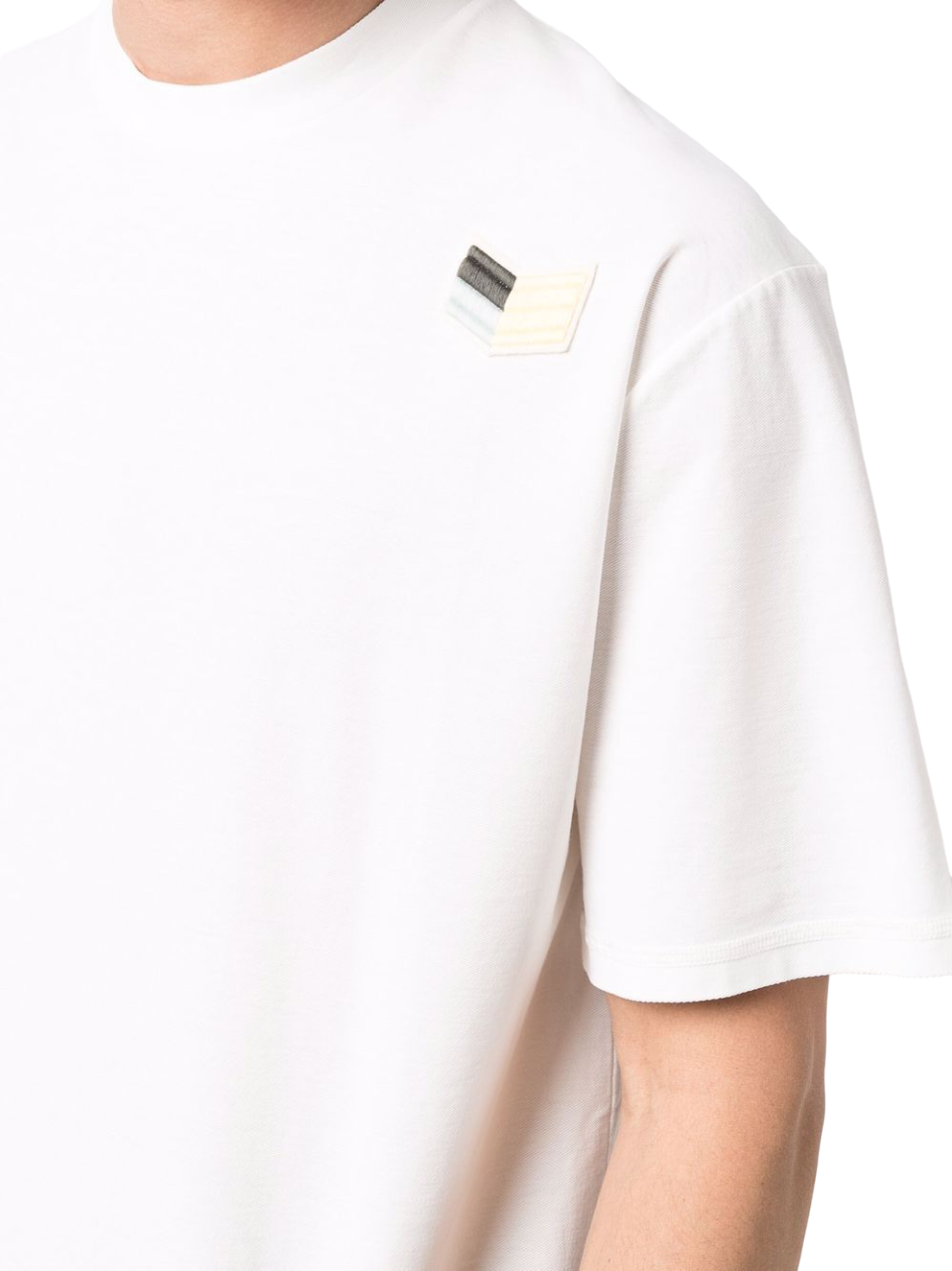 Jil Sander Logo Patch Crewneck T-Shirt White | Hype Vault Kuala Lumpur 