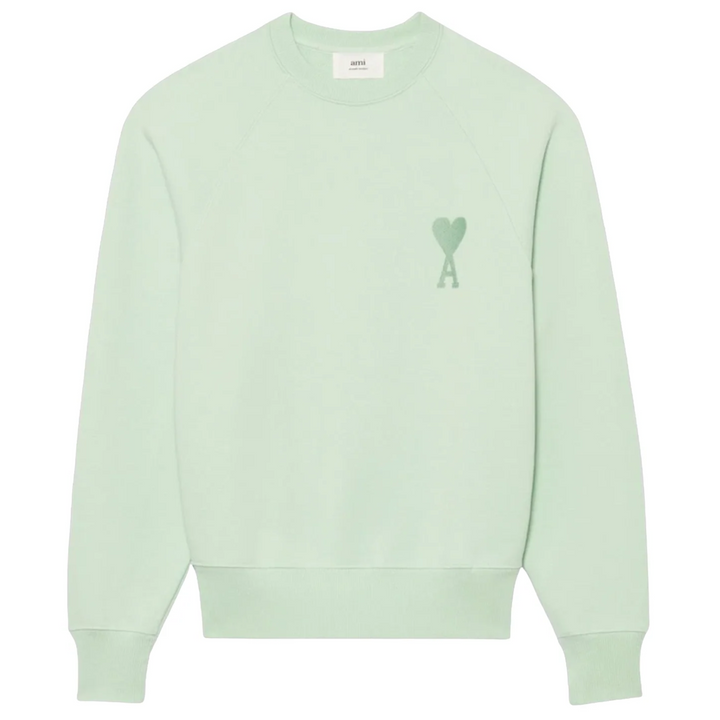 Ami Paris ADC Tonal Boxy Fit Crewneck Aqua (SS22)