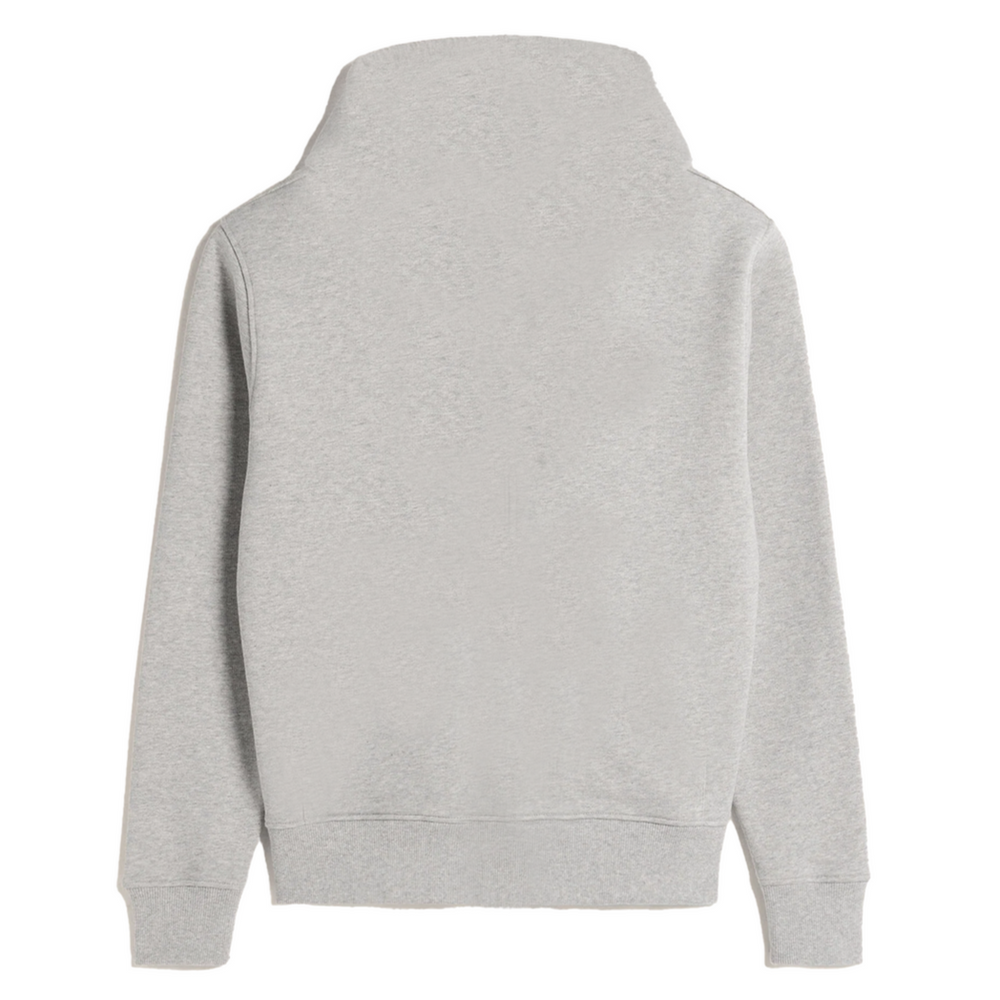 AMI PARIS Ami De Coeur Zipped Hoodie Heather Ash Grey (SS24) | Hype Vault