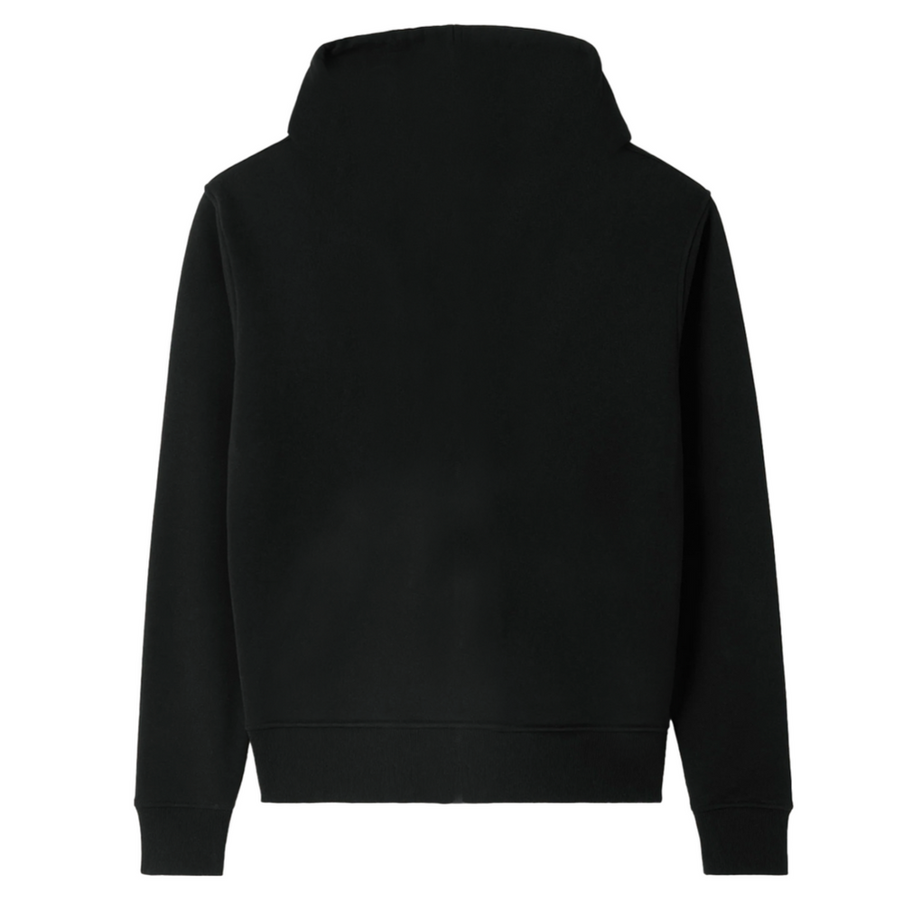 Ami Paris Ami De Coeur Zipped Hoodie Black/Red (SS24) | Hype Vault