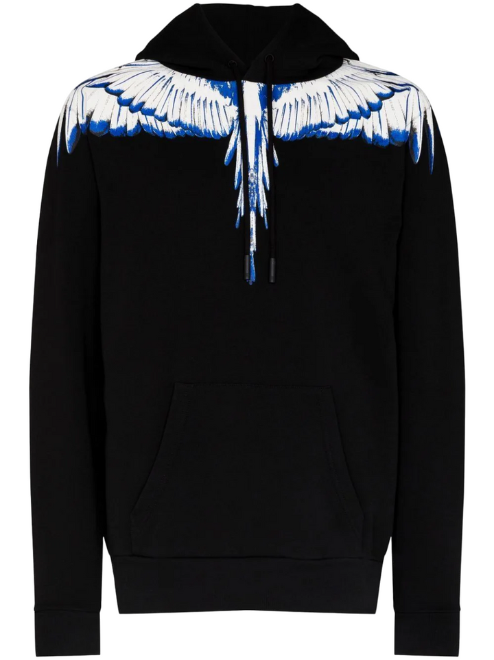 Marcelo Burlon Icon Wings Regular Hoodie Black White | Hype Vault Kuala Lumpur 