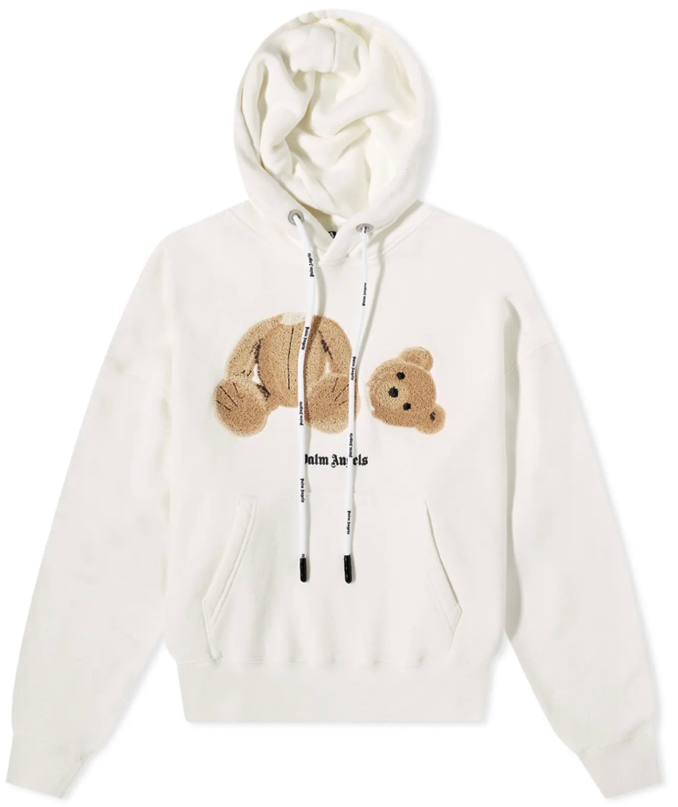 Palm Angels Kill The Bear Hoodie Off White Brown