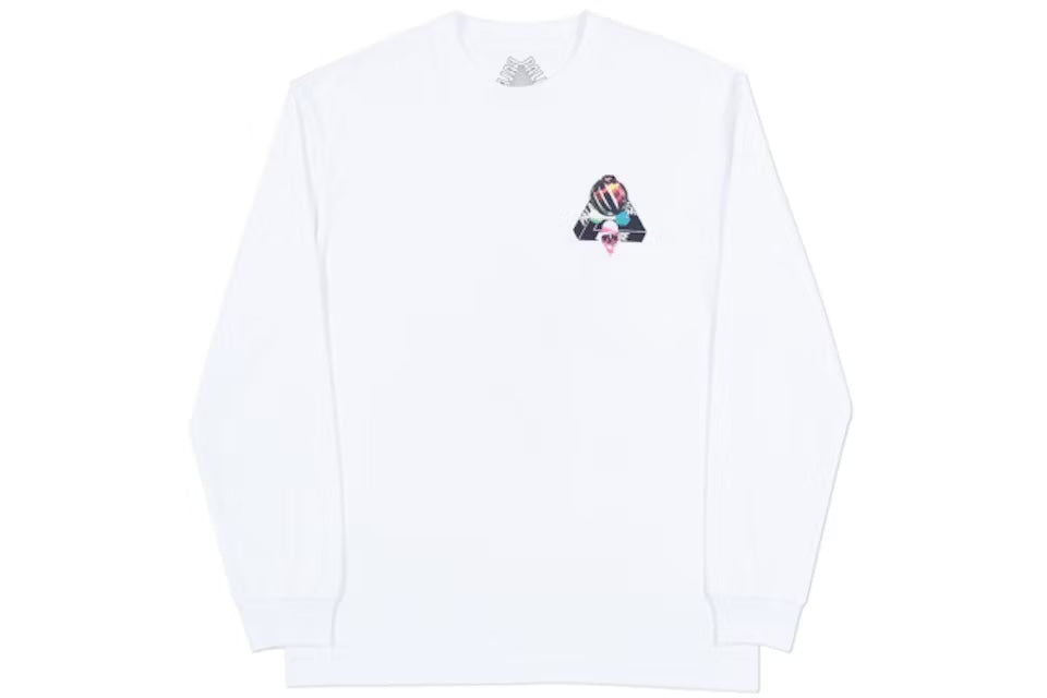 Palace Sans Ferg Longsleeve Tee White  | Hype Vault Kuala Lumpur | Asia's Top Trusted High-End Sneakers and Streetwear Store