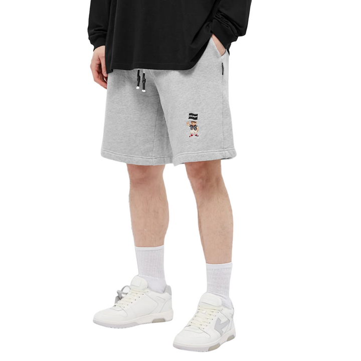 Palm Angels Pirate Bear Sweatshort Grey | Hype Vault Kuala Lumpur