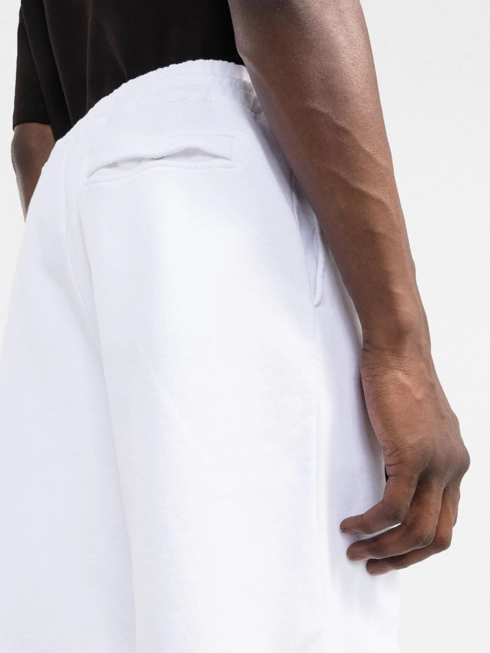 Marcelo Burlon Tempera Cross Basket Shorts White Black | Hype Vault Kuala Lumpur