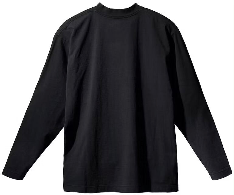 Yeezy Gap Engineered by Balenciaga Logo Long Sleeve Tee Black