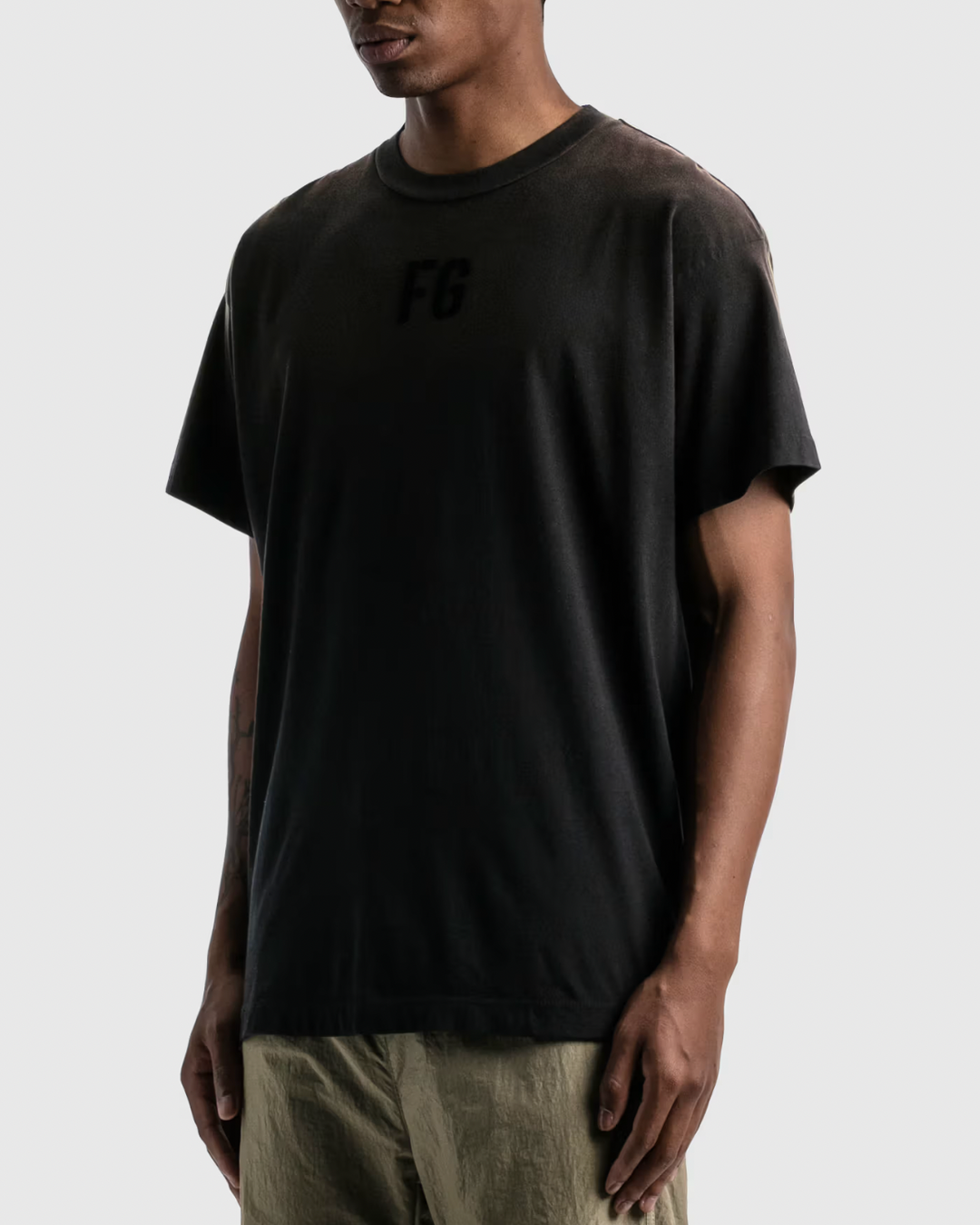 Fear of God FG Tee ‘Vintage Black’ (SS21) - Hype Vault 