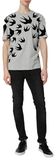 McQ Alexander McQueen Swallow Degradé T-Shirt Grey | Hype Vault Kuala Lumpur 