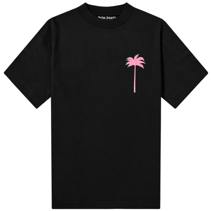 Palm Angels Palm Tree T-Shirt Black Fuchsia | Hype Vault Kuala Lumpur 