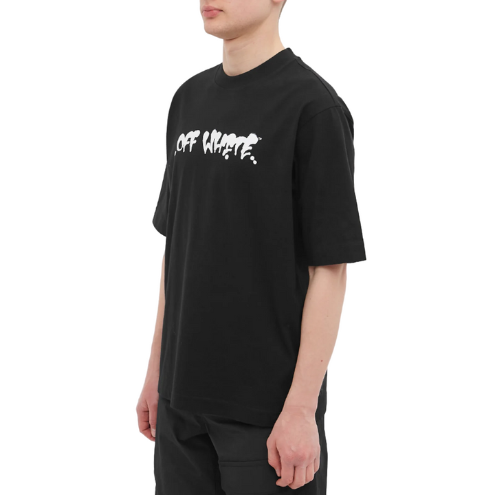 Off-White Neen OW Logo Skate S/S T-Shirt Black Orange | Hype Vault Kuala Lumpur