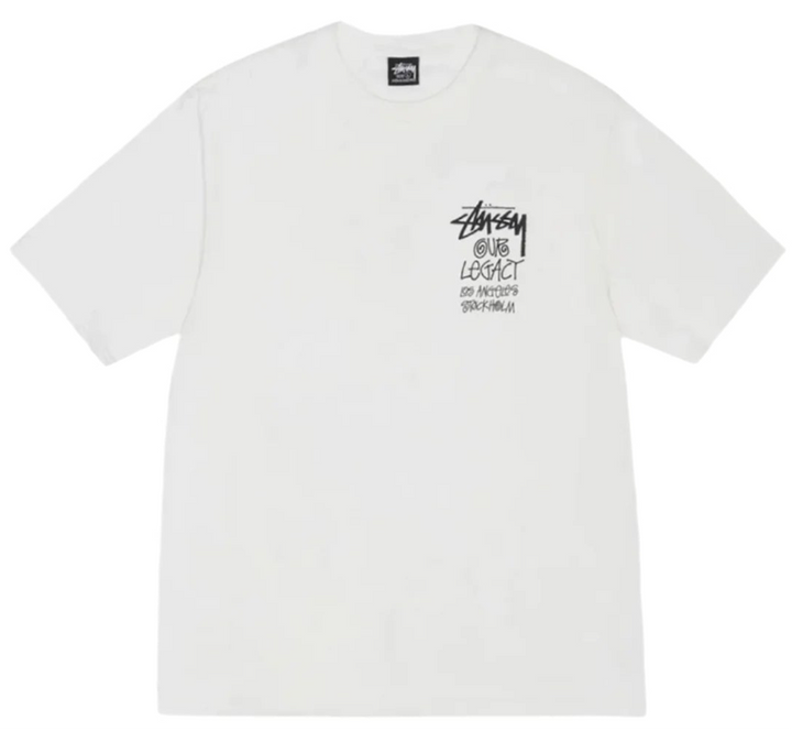 Stussy x Our Legacy Surfman Tee White