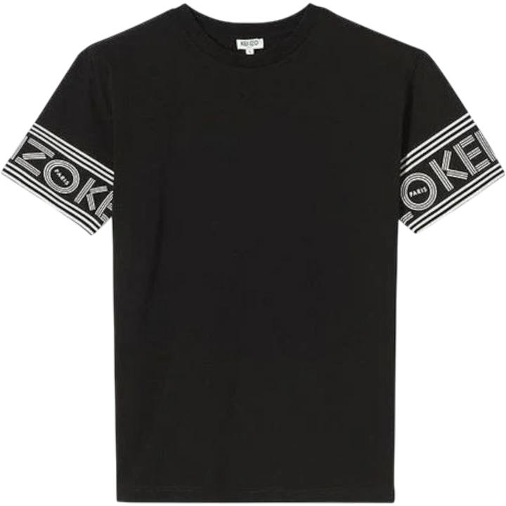 Kenzo Cuff Logo Cotton Short Sleeve T-Shirt 'Black' (SS21) - Hype Vault 