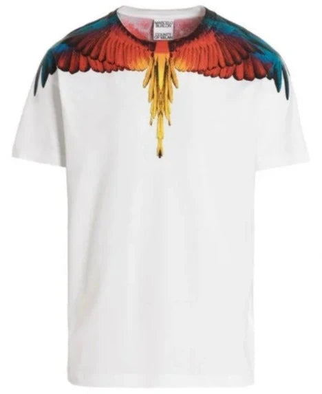 Marcelo Burlon Icon Wings Regular T-Shirt White Red | Hype Vault Kuala Lumpur