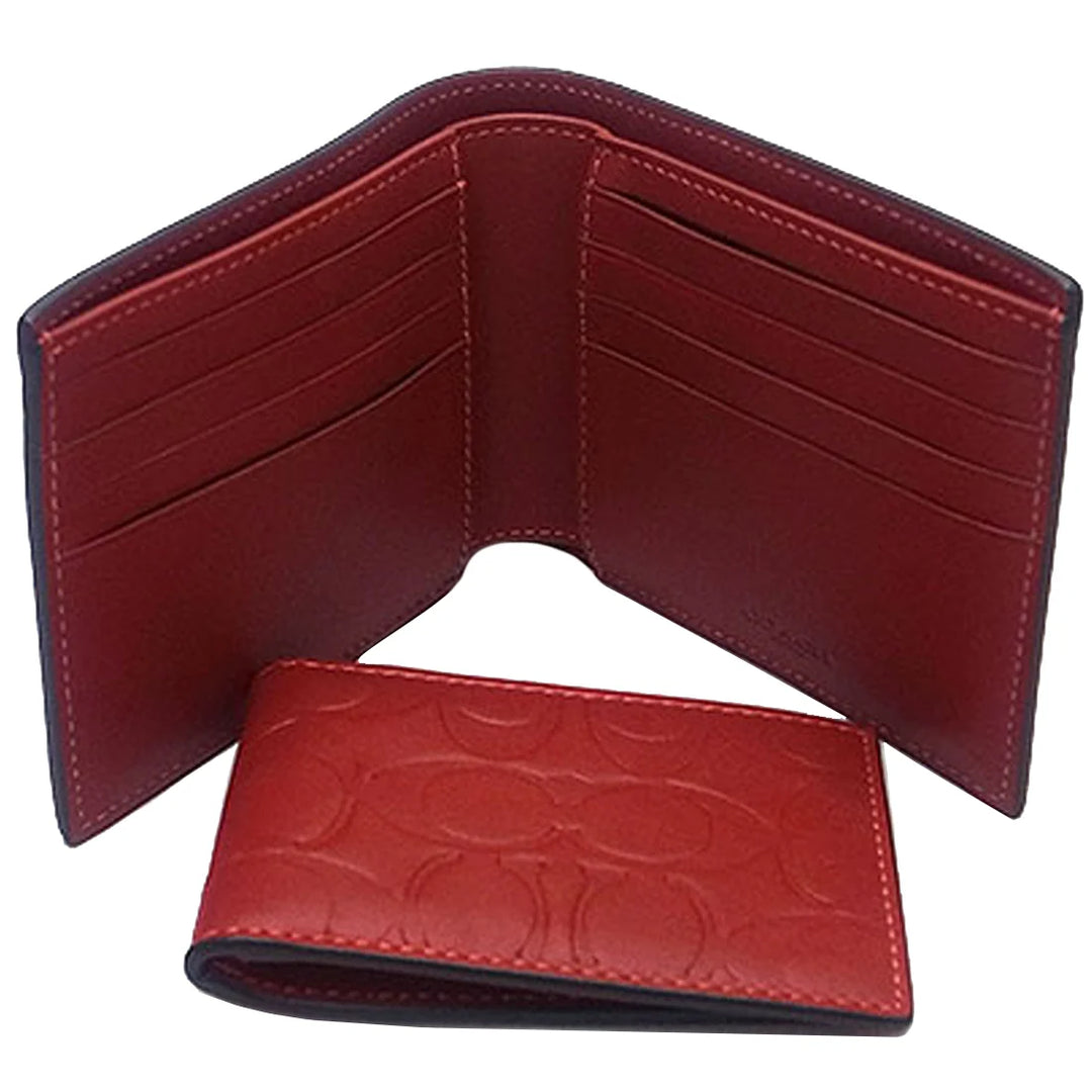 Coach 3 In 1 Wallet Signature Leather 1941 Red | Hype Vault