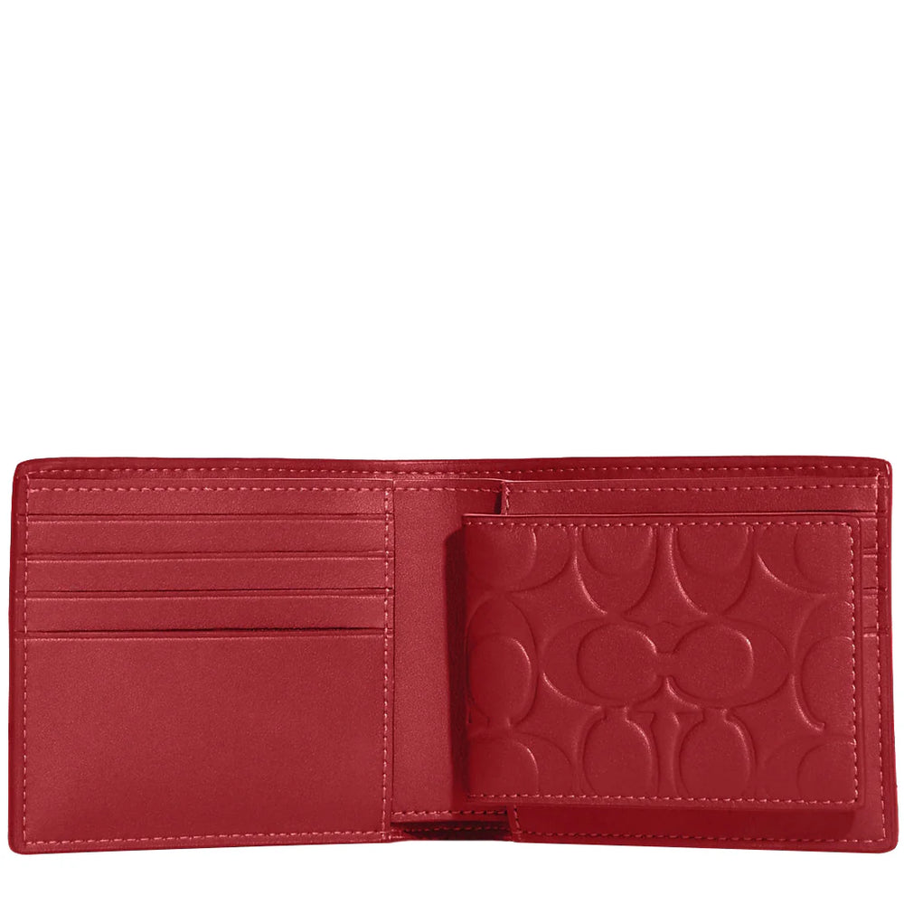 Coach 3 In 1 Wallet Signature Leather 1941 Red | Hype Vault