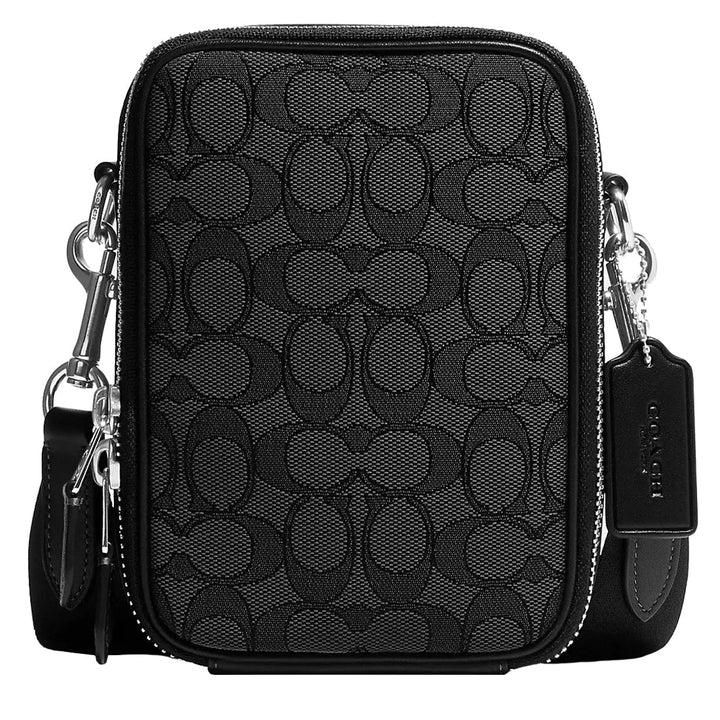 Coach Stanton Crossbody in Signature Jacquard Black | Hype Vault