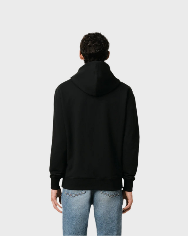 AMI Paris Ami De Coeur Zipped Hoodie Black/Red (SS24)