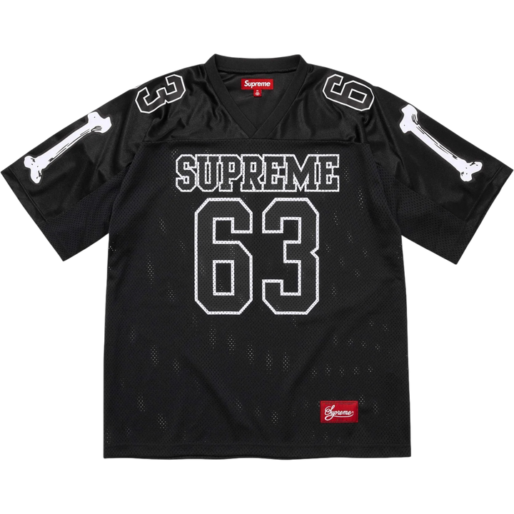 Supreme Bones Football Jersey Black (FW25)