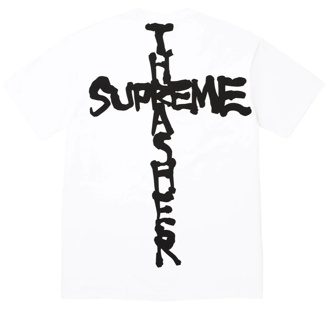 Supreme x Thrasher Cross Tee White