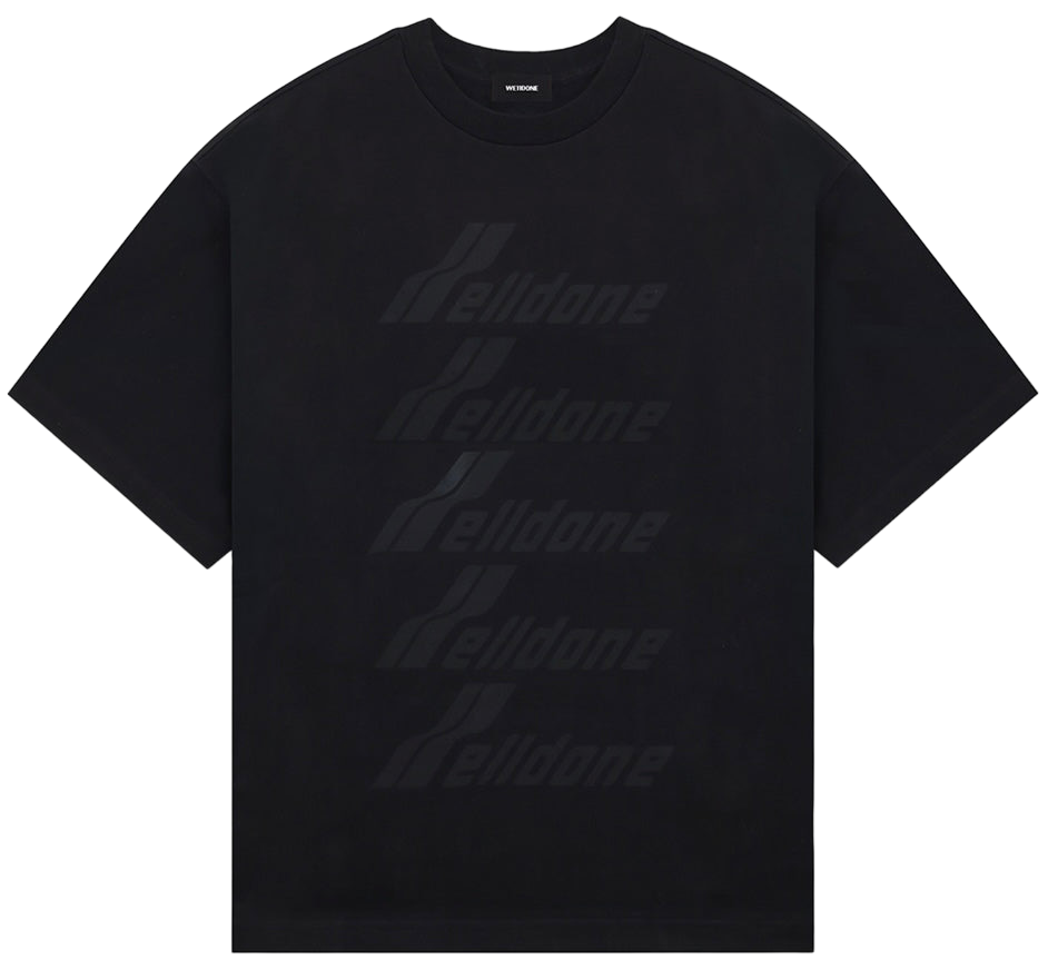 We11done Front Logo T-Shirt Black | Hype Vault Kuala Lumpur
