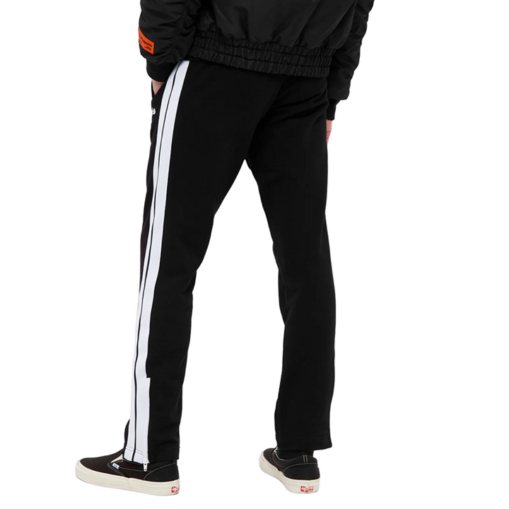 Palm Angels Fleece Track Pant Black White | Hype Vault Kuala Lumpur 