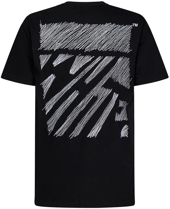 Off-White Scribble Diag Oversized S/S Black T-Shirt | Hype Vault Kuala Lumpur
