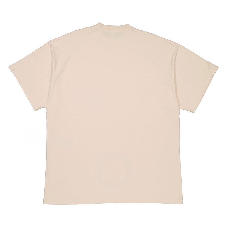 Balenciaga Chalky White Oversized Logo Cotton T-Shirt | Hype Vault Kuala Lumpur