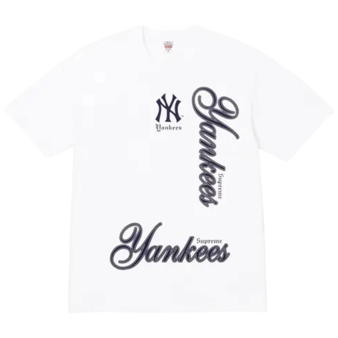 Supreme MLB Teams NY Tee White (FW25)