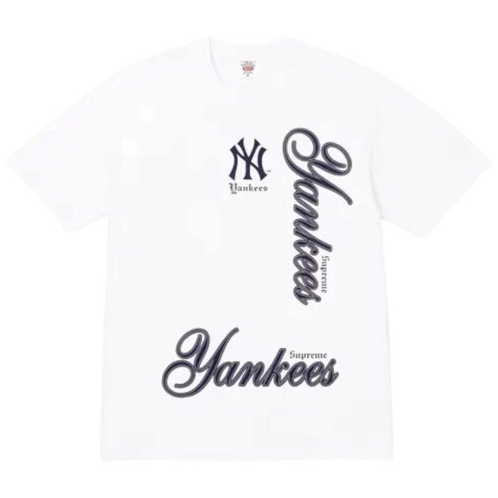 Supreme MLB Teams NY Tee White (FW25)